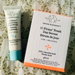 Drunk Elephant TravelSize C-Firma Day Serum & F-Balm Electrolyte Waterfacial